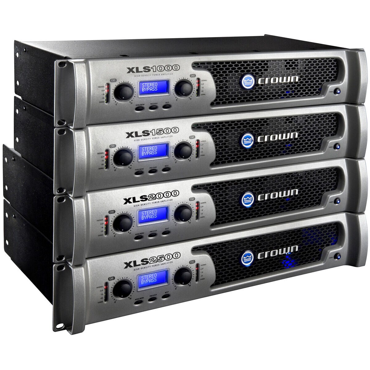Crown XLS 1500 Power Amplifier 2 x 525W at 4 Ohms